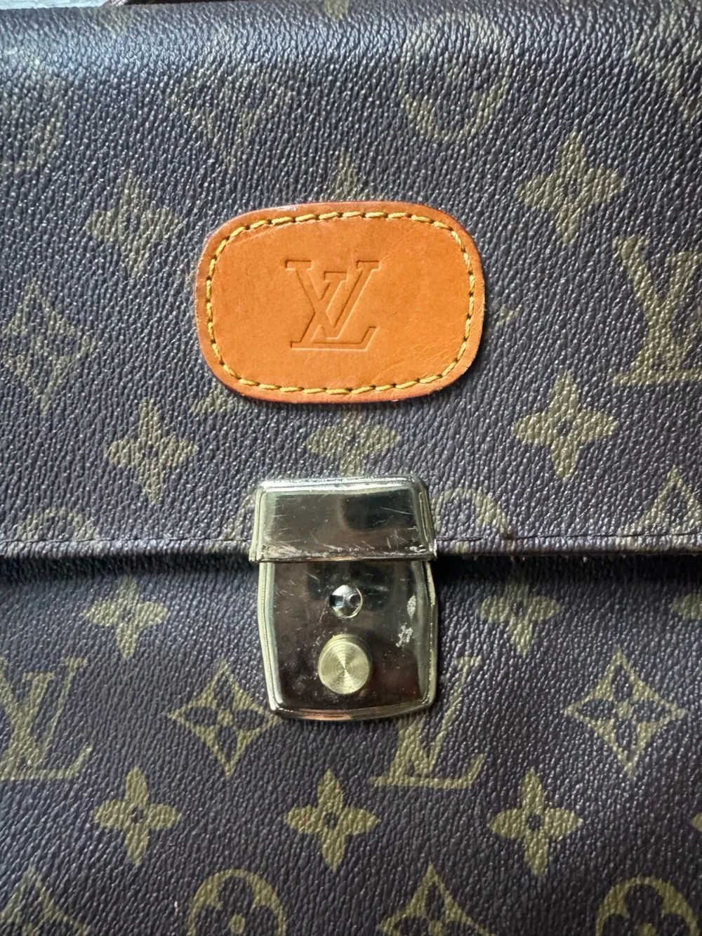 LOUIS VUITTON Monogram Serviette Conseiller Briefcase VINTAGE 1980’s LV
